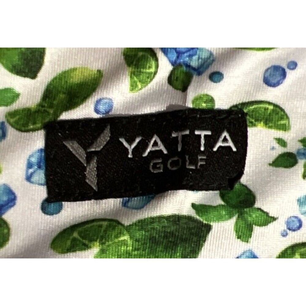 New $50 YATTA GOLF YUM-ANADE Lime Ice Cubes GOLF POLO SHIRT Men's Size XL - Picture 2 of 8